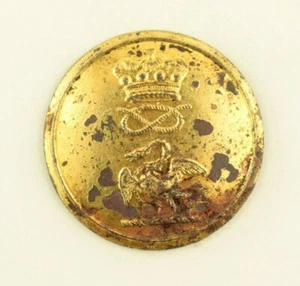 1810s-60s Livery Bird Swan Seagull Crown Rope Uniform Button Original F4AT - Picture 1 of 2