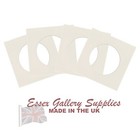 ROUND Picture And Photo Mounts For Frames SOFT WHITE