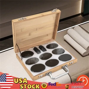 Hot Massagestein Basaltsteine Set Rock SPA Massage Heizbox Heizset - Bild 1 von 14