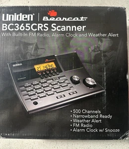 Uniden BC365CRS 500 Channel Alarm Clock Radio Scanner. USED EXCELLENT CONDITION. - Photo 1/5
