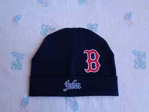 Boston Red Sox Personalized Baby Hat (0-2 year) - Picture 1 of 1