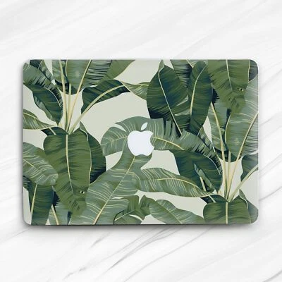 Botanical Nature Banana Leaf Green Hard Case For Macbook Air 13 Pro 16 13 14 15 - Image 1 of 4