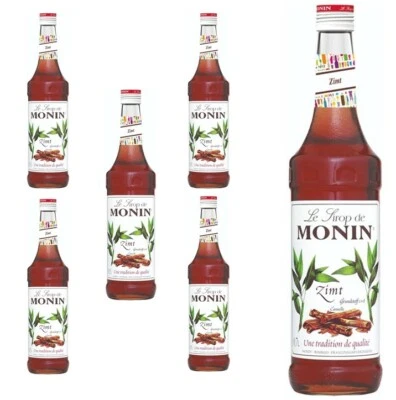 6 Flaschen | MONIN ZIMT | 1,0L je Flasche - Bild 1 von 2