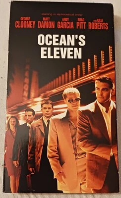 Ocean's Eleven 11 VHS George Clooney Julia Roberts - TESTED Foto 1 de 4