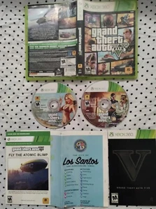 Grand Theft Auto V CIB + Karte & Poster (Microsoft Xbox 360, 2013) - Bild 1 von 8