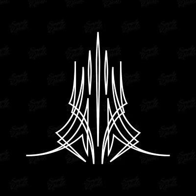 HANDMADE Hot Rod Pinstripe Decal - Vinyl Pinstripe Scrolls for Car Truck and Motorcycle