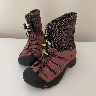 Botas impermeables al aire libre KEEN Winterport II para mujer talla 5 altas rosa invierno Foto 1 de 4