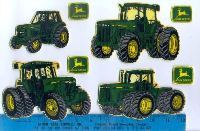 Autocolantes decorativos de ilustrações Trator 3d john deere - TenStickers