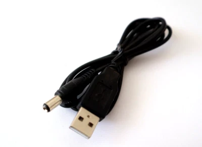 Adapterkabel -  USB-Typ-A auf Klinkenstecker - 1,28 m - schwarz - NEU - Bild 1 von 2