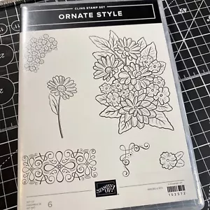 Juego de estampillas florales estilo ornamentado Stampin' Up - Imagen 1 de 9