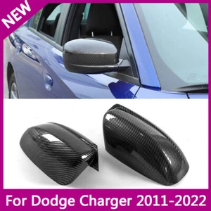 For Dodge Charger 2011-2022 For Chrysler 300 For 300C Side Mirror Cover Caps - Picture 1 of 6
