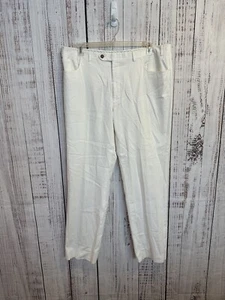 Canali Men’s Pants Dress Up White Size EU 40/58 Regular Stretch Fit - Picture 1 of 9