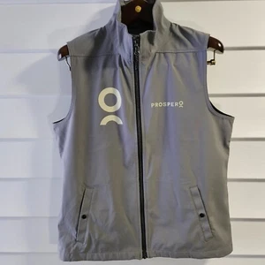 On Cloud Prospero Trimark Womens Size Large Running Weather Vest Glacier Gray - Picture 1 of 11