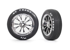 Traxxas 9474R Front Tires w/ Weld Chrome Wheels & Foam Inserts (2)
