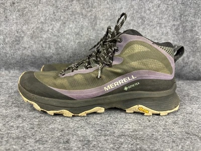 Zapatos Merrell Moab Speed Mid GTX para mujer talla 8 verde púrpura impermeables Foto 1 de 4