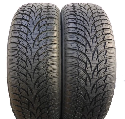 2 x Nokian 195/55 R16 91H XL WR D3 Winter Tyres 2014 8.5mm - Image 1 of 4