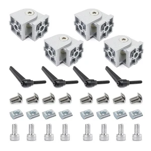 4 Sets 25 Series 10 Series Aluminum Extrusion Pivot Hinge Swivel Degree Angle... - Picture 1 of 6