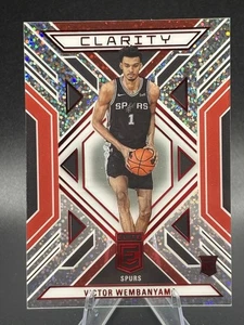 2023-24 Donruss Elite Rookie Victor Wembanyama #20 Red Clarity - Spurs - Picture 1 of 2