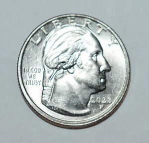 180t. 2022 P WILMA MANKILLER QUARTER STRUCK BROADSTRIKE OFF CENTER, PARTIAL COLL - Picture 1 of 3