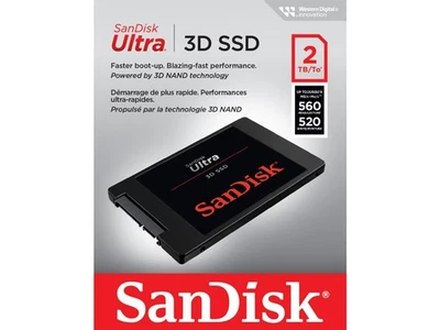 SanDisk Ultra 2.5" 2TB SATA III 3D NAND Internal Solid State Drive (SSD) - Image 1 of 4