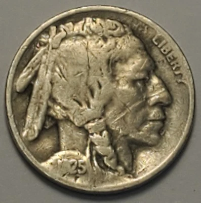 Nicer Low Mintage 1925 S Buffalo Head Nickel - Image 1 of 2