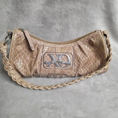 Cartera de hombro pequeña de colección Y2K XOXO tostada para mujer Foto 1 de 4