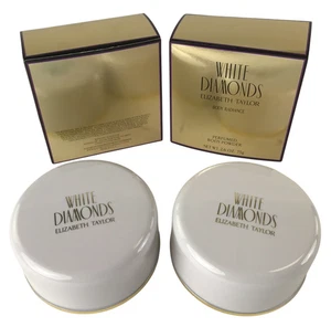 White Diamonds Body Radiance Powder 2 Pack 2.6 Oz New In Box Elizabeth Taylor - Picture 1 of 5
