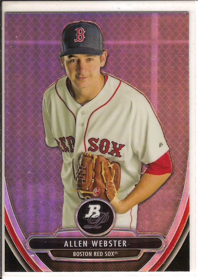 2013 Bowman Platinum Chrome Prospects Allen Webster Boston Red Sox #BPCP61 - Image 1 of 1