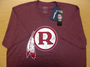 Fanatics NFL Washington Redskins Throwback Logo Tri-Blend T-Shirt Mens 2XL ~NWT~