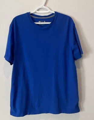 Xersion Mens Xtreme Basic Blue T-Shirt Crewneck. Size XL - Image 1 of 4