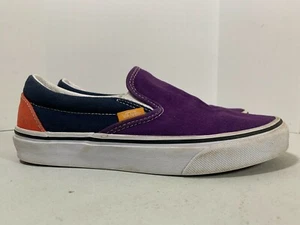 VANS CLASSIC SLIP-ON WOMEN'S SHOES Size 6 PURPLE ORANGE BLACK BLUE # 508182  - Picture 1 of 9