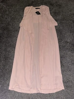 NWT Womens Primark Cardigan, Size 6-8, Pink, Long, Open Front, EUR 34/36, (24) - Image 1 of 4
