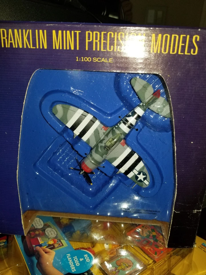 ARMADURA FRANKLIN COMO NUEVA - 1:100 - P47 THUNDERBOLT - EE. UU. AVIÓN DE COMBATE - METAL🔥 Foto 1 de 1
