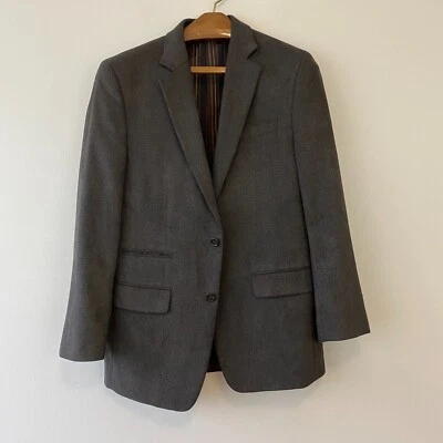 Michael Michael Kors Mens 38r Grey Blazer Sport Jacket Two Button - Image 1 of 4
