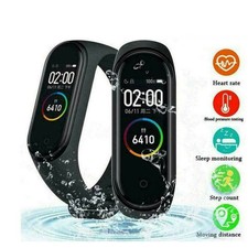 Global Version M4 Smart Watch 0.95" AMOLED Wristband BT5.0 Sport Fitness Tracker