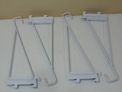 20 soportes de soporte de estante para zapatos de configuración Rubbermaid blanco Fasttrack armario Foto 1 de 3