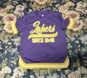 Los Angeles Lakers Youth Medium (10-12) Warm Up Shoot Around Style Jersey - Picture 1 of 10