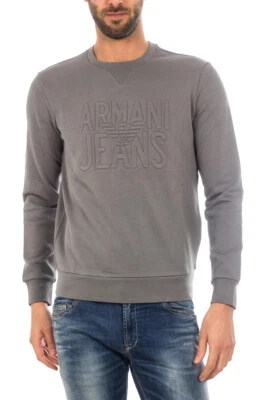 Armani Jeans AJ Sweatshirt Hoodie Man Grey 6X6M266JPAZ 1900 Sz.S MAKE OFFER - Image 1 of 4