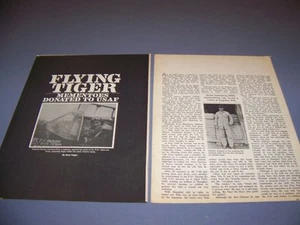 VINTAGE..AVG FLYING TIGER "FORREST PARHAM"..HISTORY/PHOTOS..RARE! (739M) - Picture 1 of 4