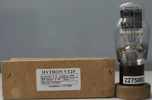 VT25 Hytron NOS Neu in OVP Made in U.S.A Amplitrex getestet - Bild 1 von 9