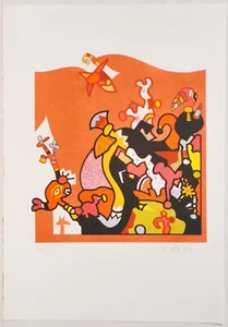 Otmar Antiguo / Pareja / Litografía / 1981 / 100 ejemplares / Firmado a mano / 9 - Imagen 1 de 3
