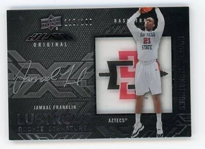 2013 UD Black #55 Jamaal Franklin Lustrous Rookie Signatures Silver 118/199 - Picture 1 of 2