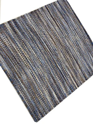 9X12 Grey handwoven Wool Flat Pile Wool Area Rug For Livingroom Bedroom Office - Image 1 of 4