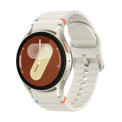 Reloj inteligente Samsung Galaxy Watch 7 40 mm crema con dos cargadores rápidos SM-L300NZECXAA Foto 1 de 3