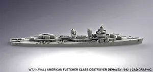 3x 1:2400 USS DeHaven 1942 - Picture 1 of 1