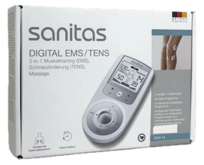 SANITAS Digital EMS/TENS/Massage 3-in-1 Elektrostimulationsgerät SEM 44 - Bild 1 von 4