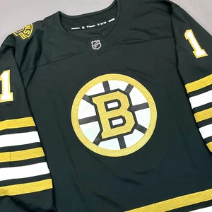 New Fanatics Jeremy Swayman Boston Bruins Black Breakaway Jersey Sz 2XL $175 - Picture 1 of 13
