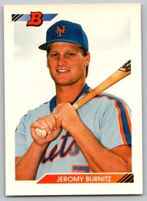 1992 Bowman #189 Jeromy Burnitz     New York Mets - Image 1 of 2