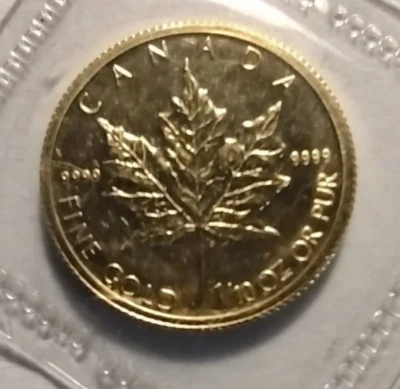 2009  Canadian  1/10th oz. - 999.9 Gold Maple Leaf - BU - Original Mint Package - Image 1 of 2