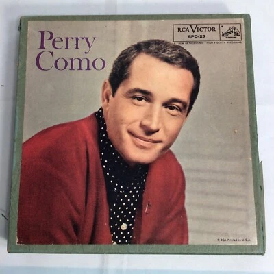 (10) 45 RPM EP'S BOX SET "PERRY COMO" RCA VICTOR SPD-27 -1957 - Image 1 of 4